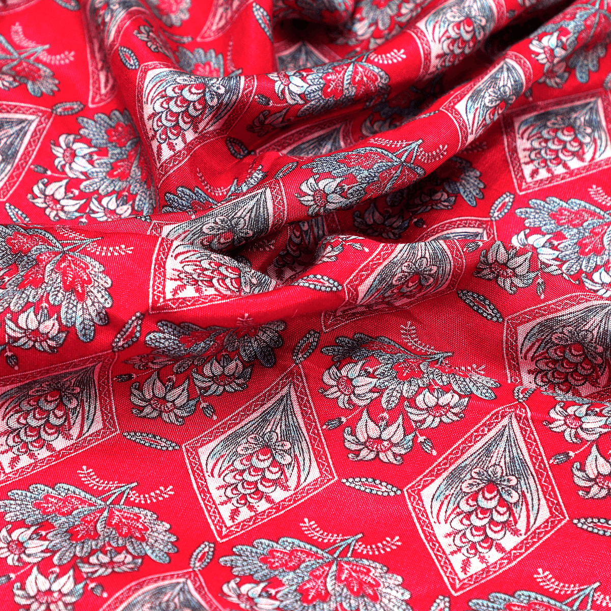 Pure Muslin Fabric FAB VOGUE Studio India's 1 Printed Fabric Store