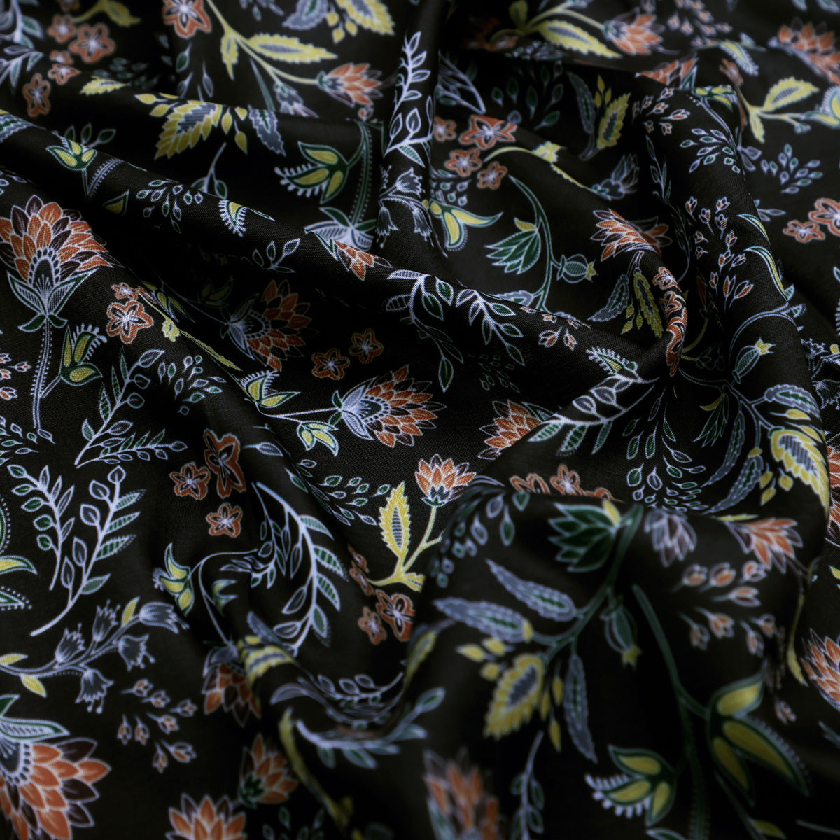 Muslin Printed Fabric | Lightweight & Breathable | FAB VOGUE Studio