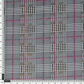 Tiny Strips Glen Checks Digital Printed Fabric - Muslin – 0111 d