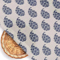 Block Print Motif Digital Printed Fabric - Crepe – 02 b