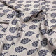 Block Print Motif Digital Printed Fabric - Crepe – 02 c