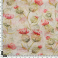 Beautiful Floral Vines Over Cream Base Digital Printed Fabrics – 05 d