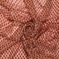Classy Cream Ditsy Digital Printed Pure Organza Fabric – 07 a