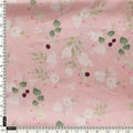 Disty Print On Peach Digital Printed Fabric - Japan Satin – 0l2a0053d
