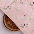 Disty Print On Peach Digital Printed Fabric - Japan Satin – 0l2a0056a