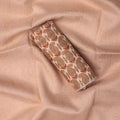 Chanderi Fabric Set 5 Meters Paisley Print Orange And Brown – 0l2a0286copy