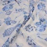 Gorgeous Peacock and Flower Print on Kota Doria Digital Fabric Material – 0l2a0372copy