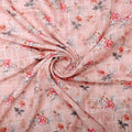 Gorgeous Linen Fabric with Bunch of Flowers Design – 0l2a0388copy