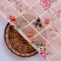 Gorgeous Linen Fabric with Bunch of Flowers Design – 0l2a0390copy