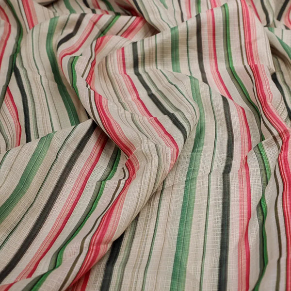 Gorgeous Strips Kota Doria Digital Printed Fabric Material – 0l2a0394copy