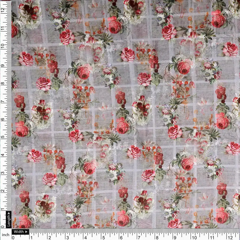 Gorgeous Floral Linen Fabric Material – 0l2a0448copy