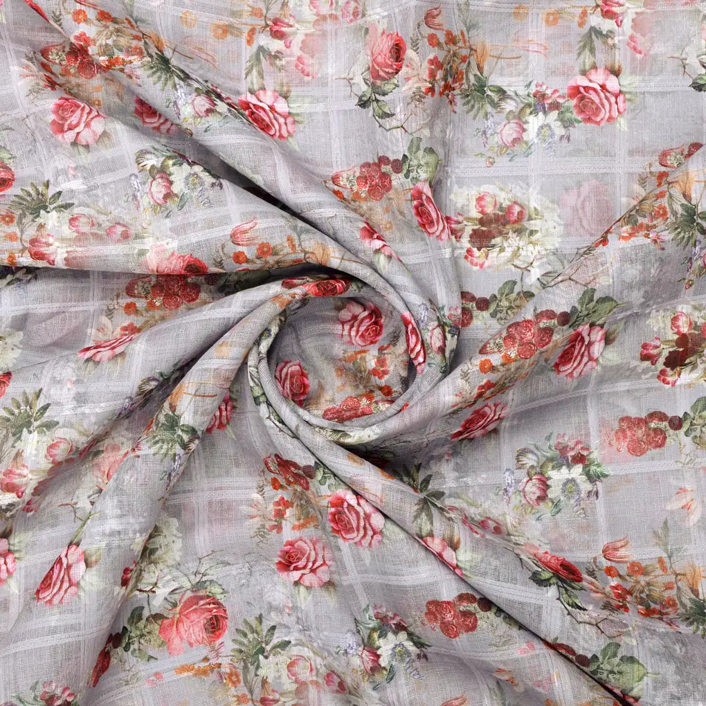 Gorgeous Floral Linen Fabric Material – 0l2a0449copy