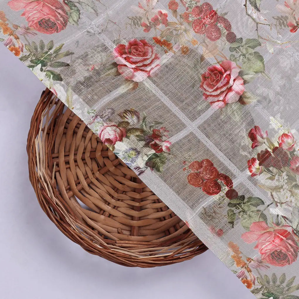 Gorgeous Floral Linen Fabric Material – 0l2a0451copy