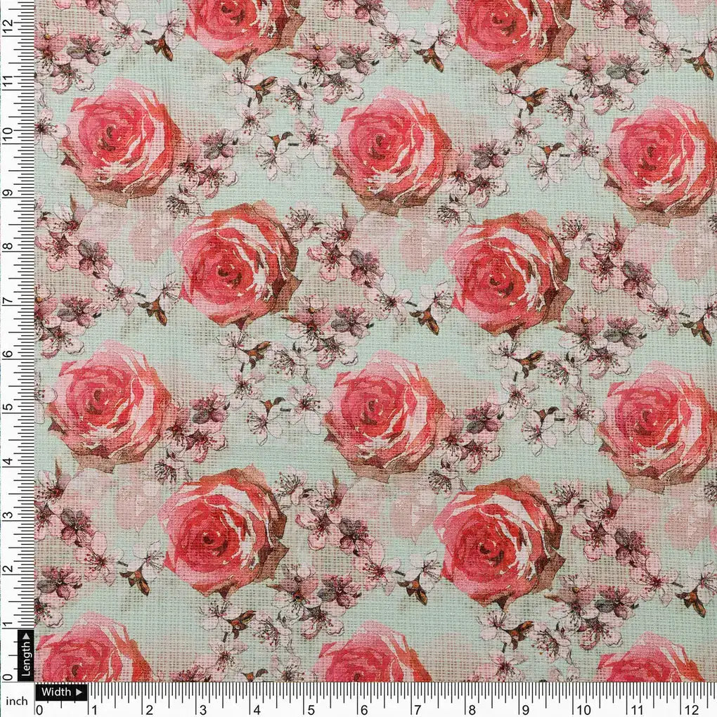 Gorgeous Floral Printed Kota Doria Fabric for Classy Dress Making – 0l2a0453copy
