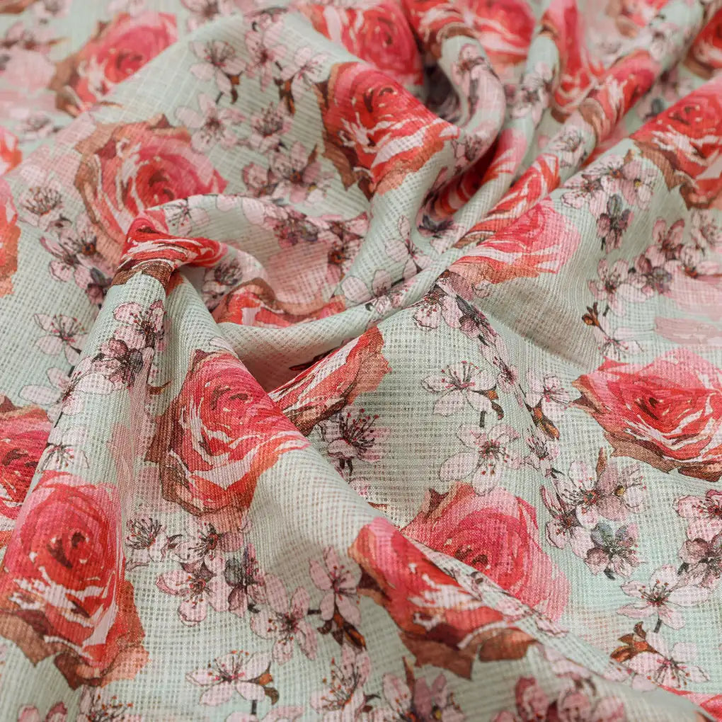 Gorgeous Floral Printed Kota Doria Fabric for Classy Dress Making – 0l2a0455copy