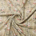 Gorgeous Velly Linen Fabric with Stunning Floral and Leaves Design – 0l2a0505copy
