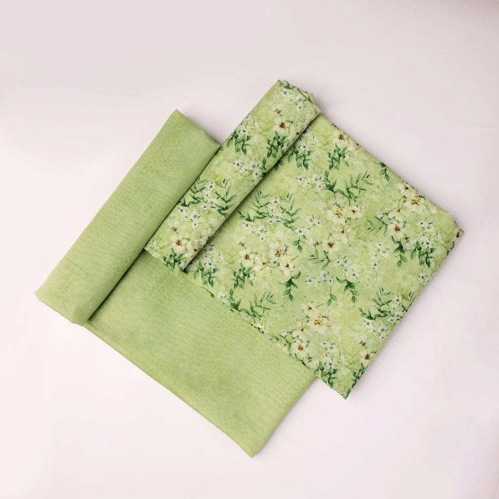Green Floral Chanderi Fabric Set 5 Meters – 0l2a0517copy