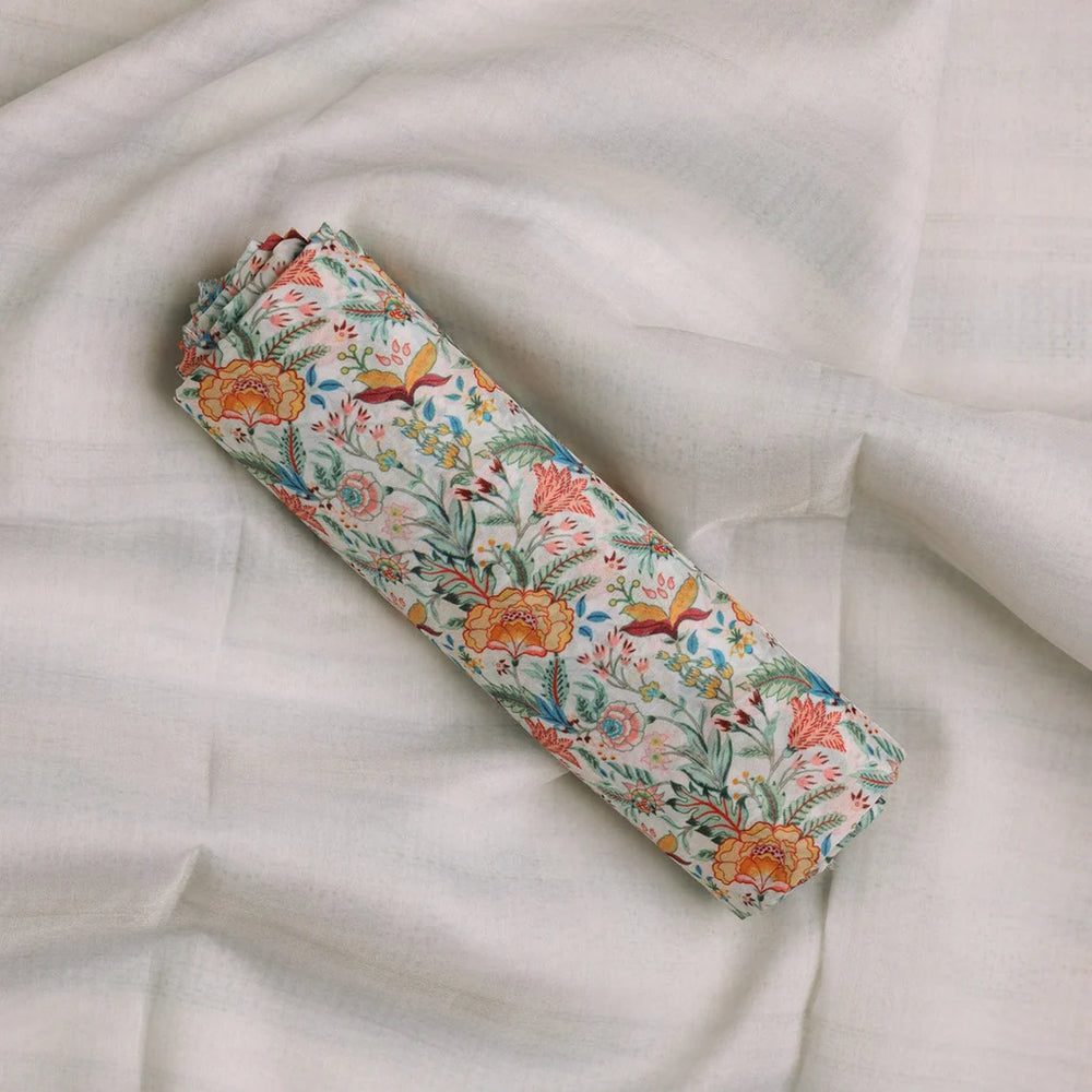 A Duet of Garden Blooms and Whispers