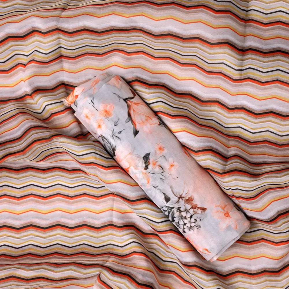 A Tale of Two Textures: Floral Meets Geometric