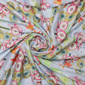 Pastel Blue Chinon Fabric with Colourful Floral Print – 0l2a0607 copy