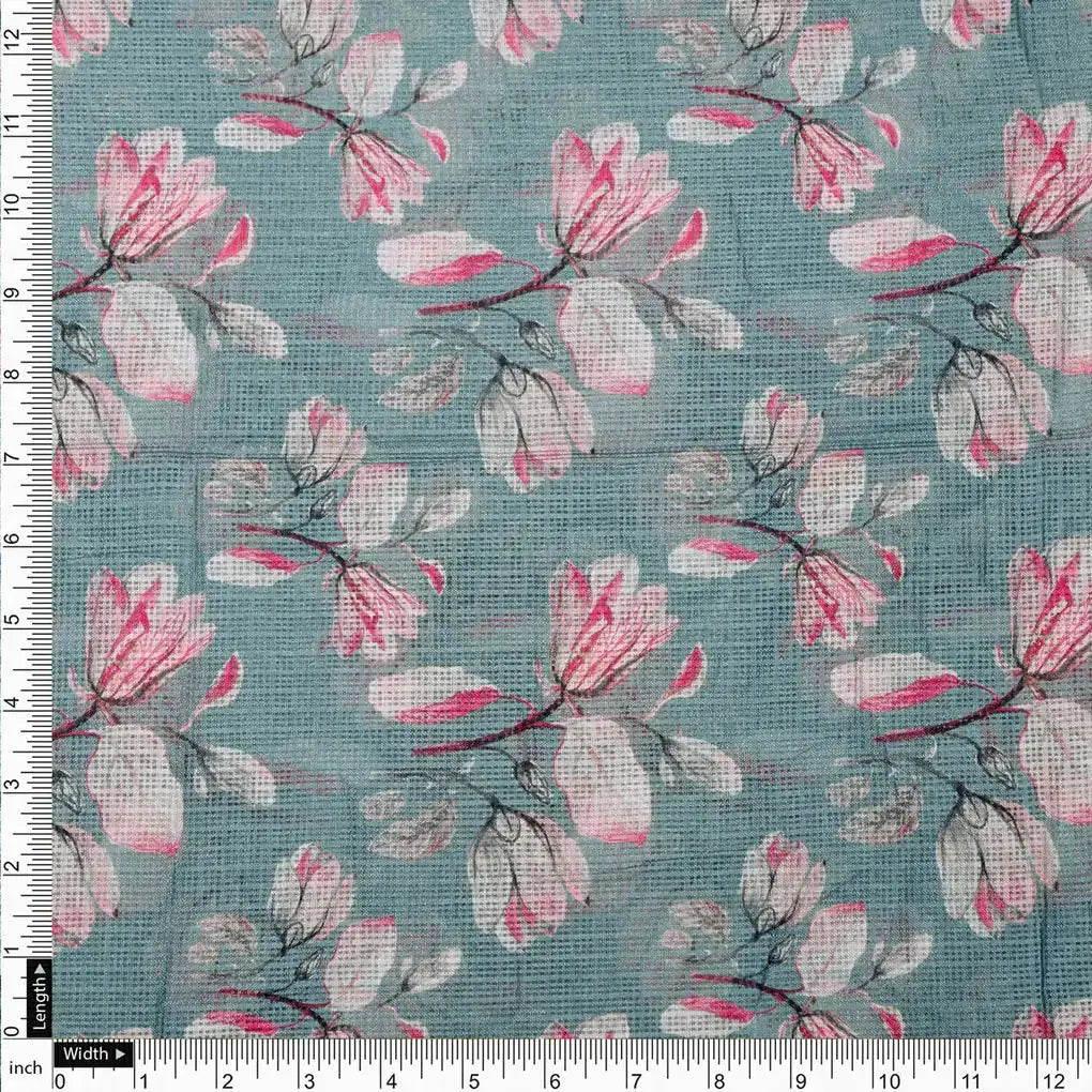 Gorgeous Floral Kota Doria Digital Print Fabric for Classy Outfits – 0l2a0621copy