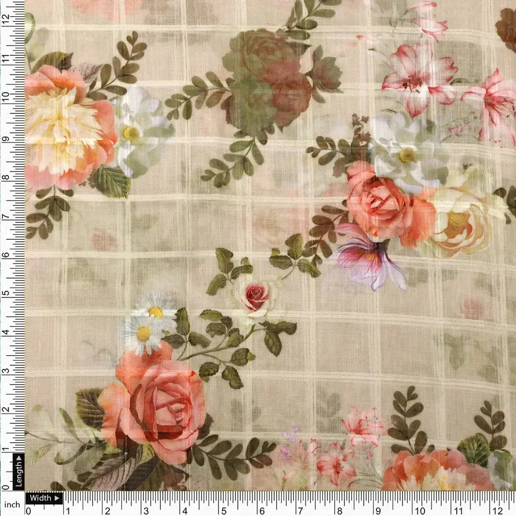 Gorgeous Floral Linen with Big Flower Print – 0l2a0631copy