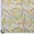 Gorgeous Kota Doria Fabric with Eye-Catching Feathers Print in Vibrant Yellow and Green – 0l2a0636copy
