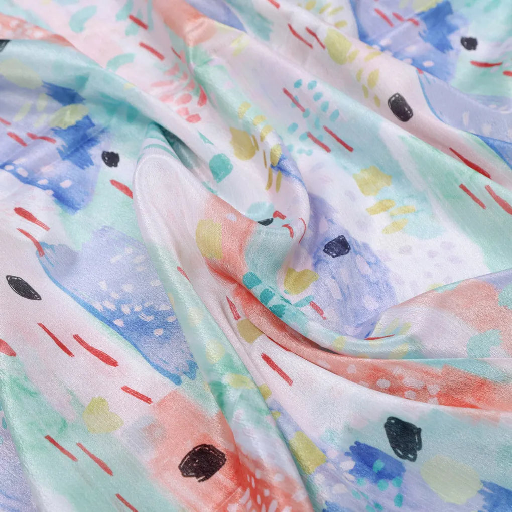 Watercolour Strokes Abstract Chinon Fabric for Dresses – 0l2a0739 copy