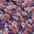Gorgeous Floral Print Linen Digital Fabric Material – 0l2a0754copy