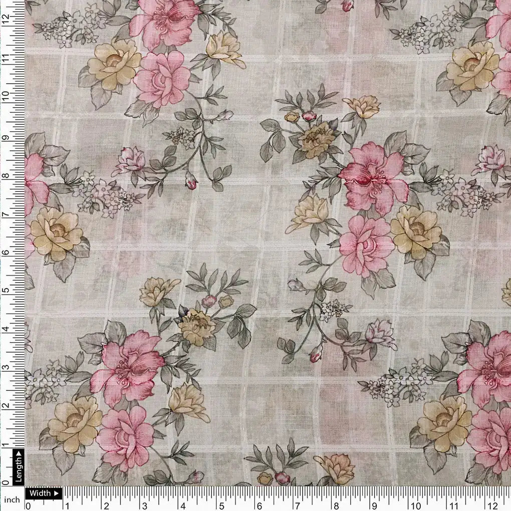Classy Linen Fabric with a Vibrant Floral Tapestry – 0l2a0757copy