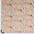 Elegant Linen Decorative Tiny Flower Print Fabric – 0l2a0787copy