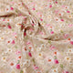 Elegant Linen Decorative Tiny Flower Print Fabric – 0l2a0789copy