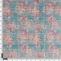 Gorgeous Linen Fabric Material with Bunch of Flower Design – 0l2a0807copy