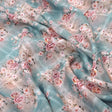 Gorgeous Linen Fabric Material with Bunch of Flower Design – 0l2a0809copy