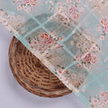 Gorgeous Linen Fabric Material with Bunch of Flower Design – 0l2a0810copy