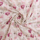 Captivating Linen Fabric Adorned with Wine and Pink Floral Design – 0l2a0813copy
