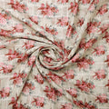 Gorgeous Floral Printed Linen Fabric Material – 0l2a0834copy