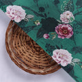 Lush Green & Pink Floral Garden Printed Chinon Fabric – 0l2a0879 copy