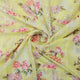 Gorgeous Linen Flower Print Fabric with Decorative Floral Design – 0l2a0882copy