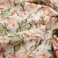 Gorgeous Leaves Printed Tusser Silk Fabric Material – 0l2a0898copy