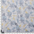 Stunning Linen Fabric Adorned with Vibrant Feathers and Leaves – 0l2a0936copy