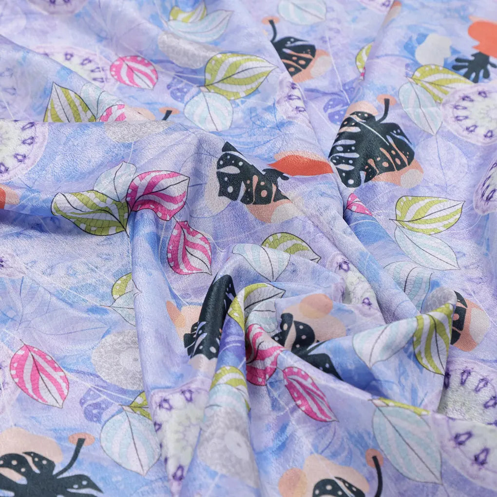 Lavender Tropical & Mandala Print Chinon Fabric – 0l2a0958 copy