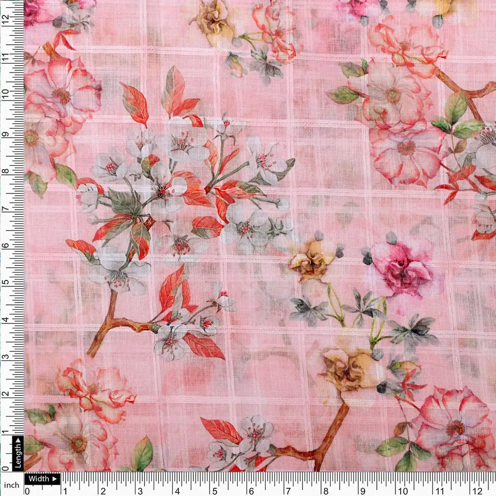 Classy Floral & Leaf Linen Printed Fabrics – 0l2a0976copy