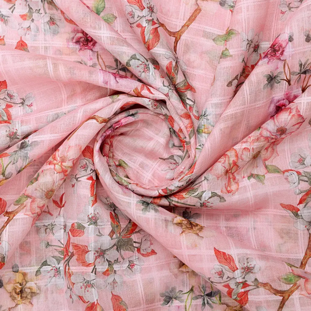 Classy Floral & Leaf Linen Printed Fabrics – 0l2a0977copy
