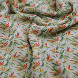 Hand Painted Leaves Allover Digital Printed Fabric  - Weightless – 0l2a7283copy