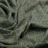 Rhombus Inside Entire Leaf Digital Printed Fabric - Weightless – 0l2a7309copy
