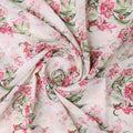 Beautifull Pink Calendula Flower Digital Printed Fabric - Weightless – 0l2a7313copy