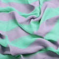 Green And Violet Stripes Digital Printed Fabric  - Pure Georgette – 0l2a7334copy