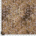 Metallic Bronze Leaves Pure Georgette Printed Fabric Material – 0l2a7337