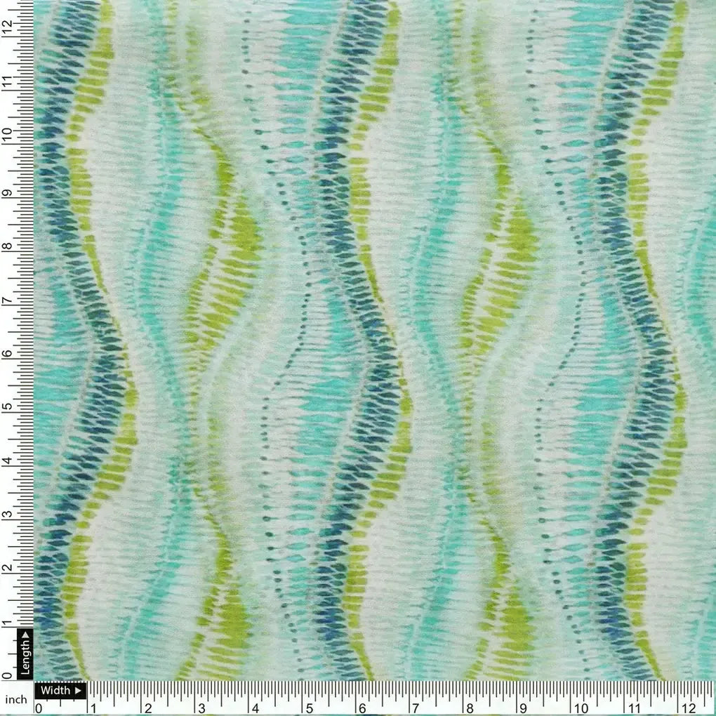 Green and Blue Leheriya Digital Printed Fabric – 0l2a7343copy